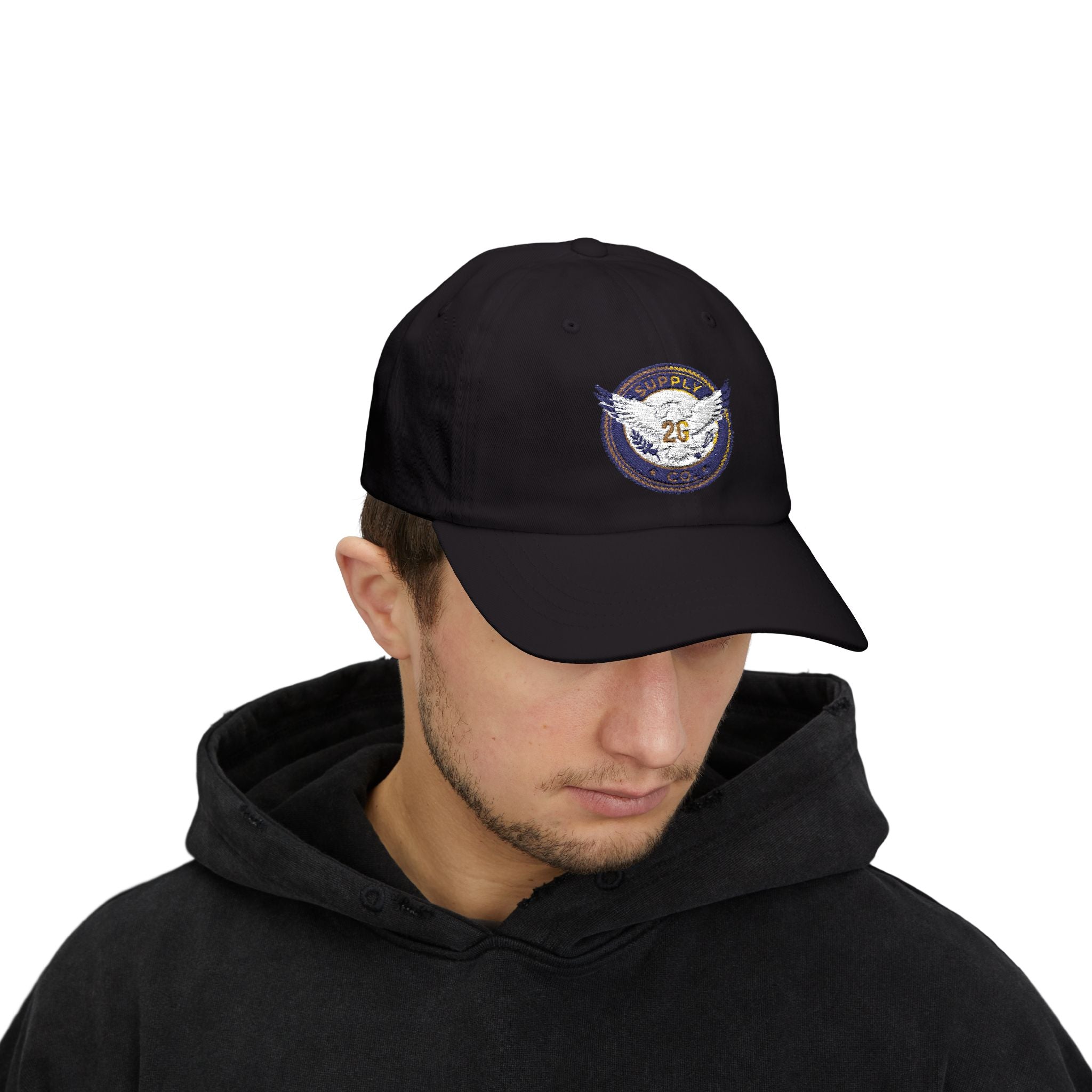 2G Supply Co. Heritage Dad Cap | Premium Embroidered Eagle Hat | Adjustable Cotton Baseball Cap | Outdoor Inspired Everyday Style