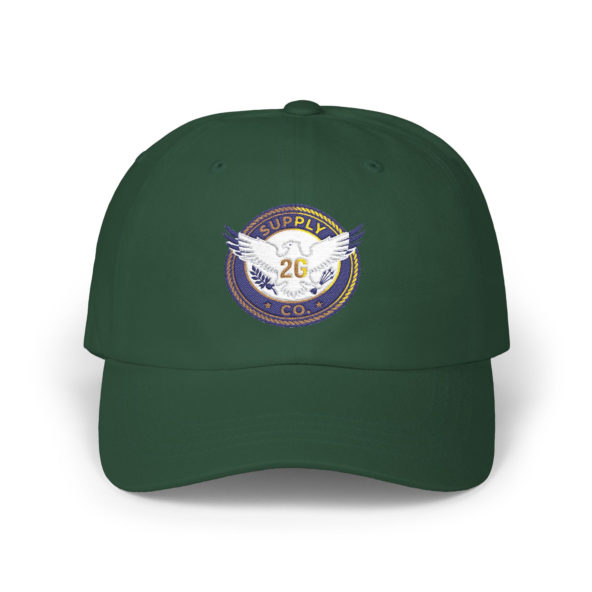 2G Supply Co. Heritage Dad Cap | Premium Embroidered Eagle Hat | Adjustable Cotton Baseball Cap | Outdoor Inspired Everyday Style