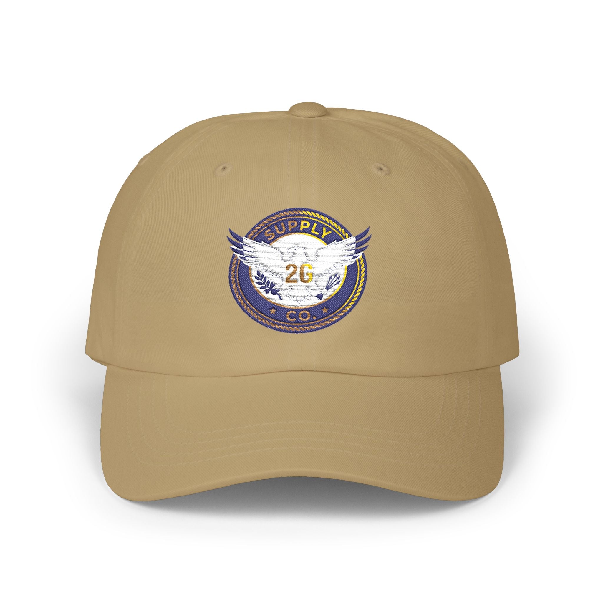 2G Supply Co. Heritage Dad Cap | Premium Embroidered Eagle Hat | Adjustable Cotton Baseball Cap | Outdoor Inspired Everyday Style
