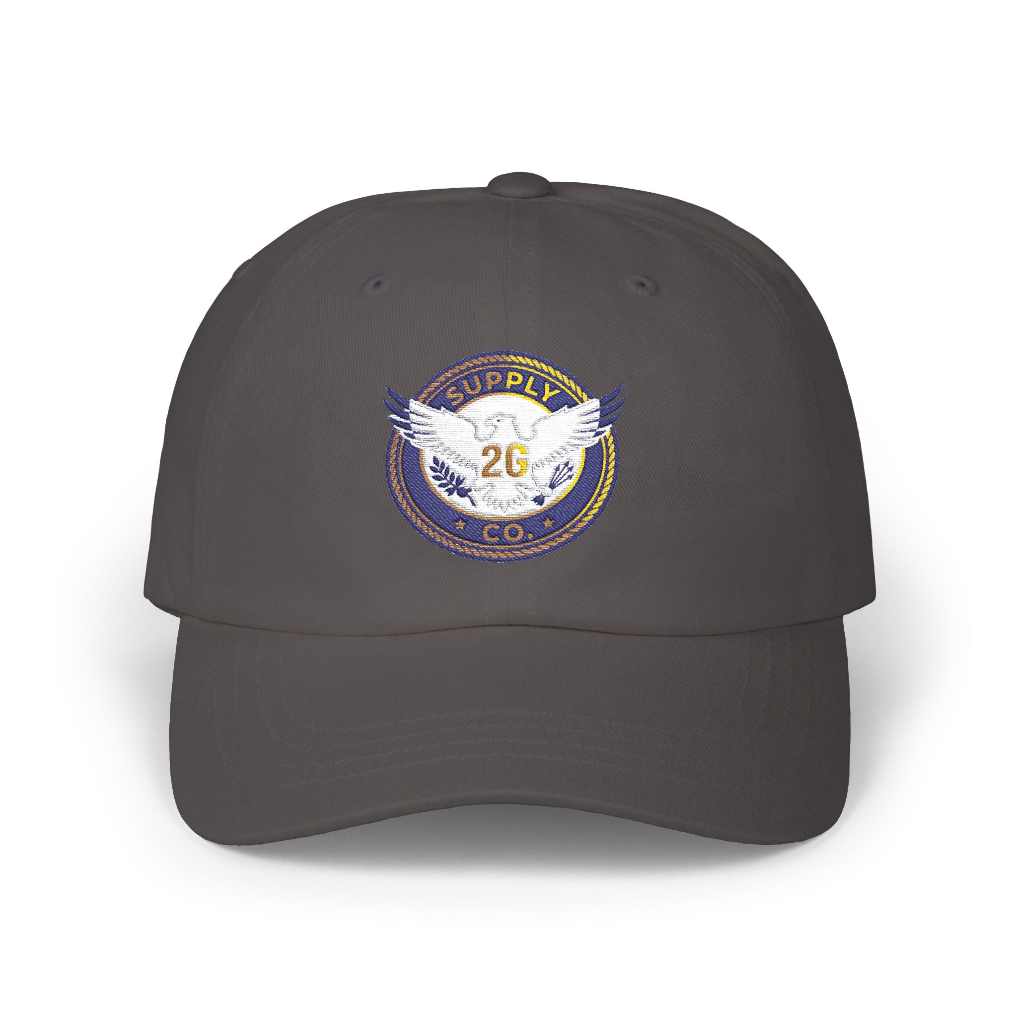 2G Supply Co. Heritage Dad Cap | Premium Embroidered Eagle Hat | Adjustable Cotton Baseball Cap | Outdoor Inspired Everyday Style