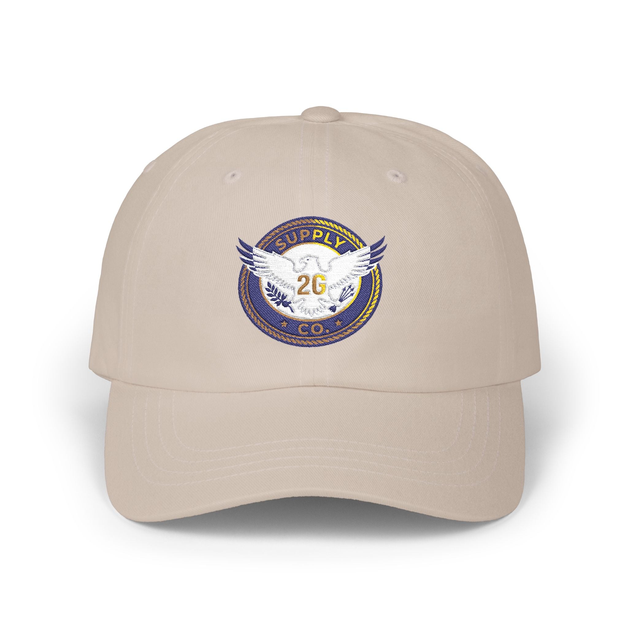2G Supply Co. Heritage Dad Cap | Premium Embroidered Eagle Hat | Adjustable Cotton Baseball Cap | Outdoor Inspired Everyday Style