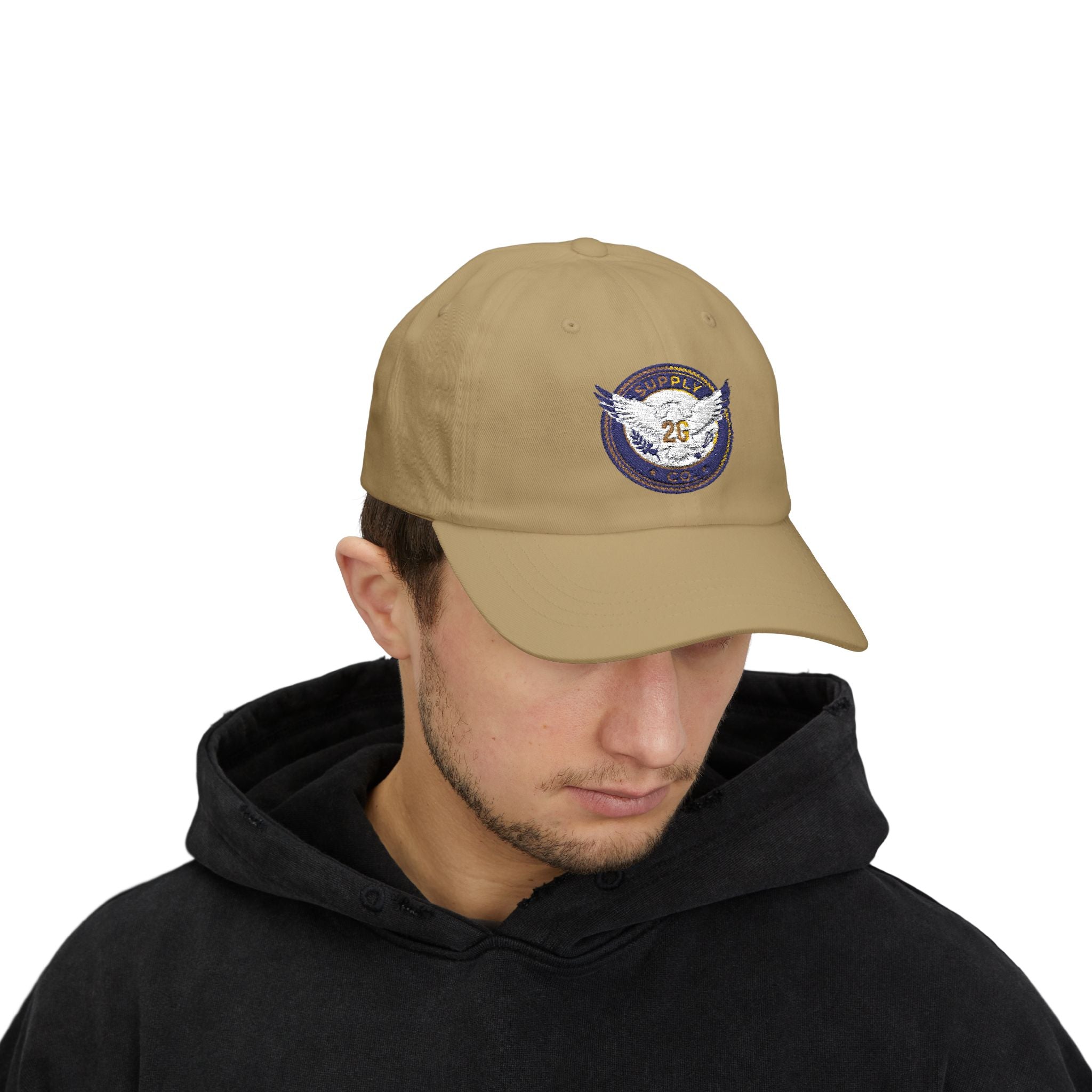 2G Supply Co. Heritage Dad Cap | Premium Embroidered Eagle Hat | Adjustable Cotton Baseball Cap | Outdoor Inspired Everyday Style