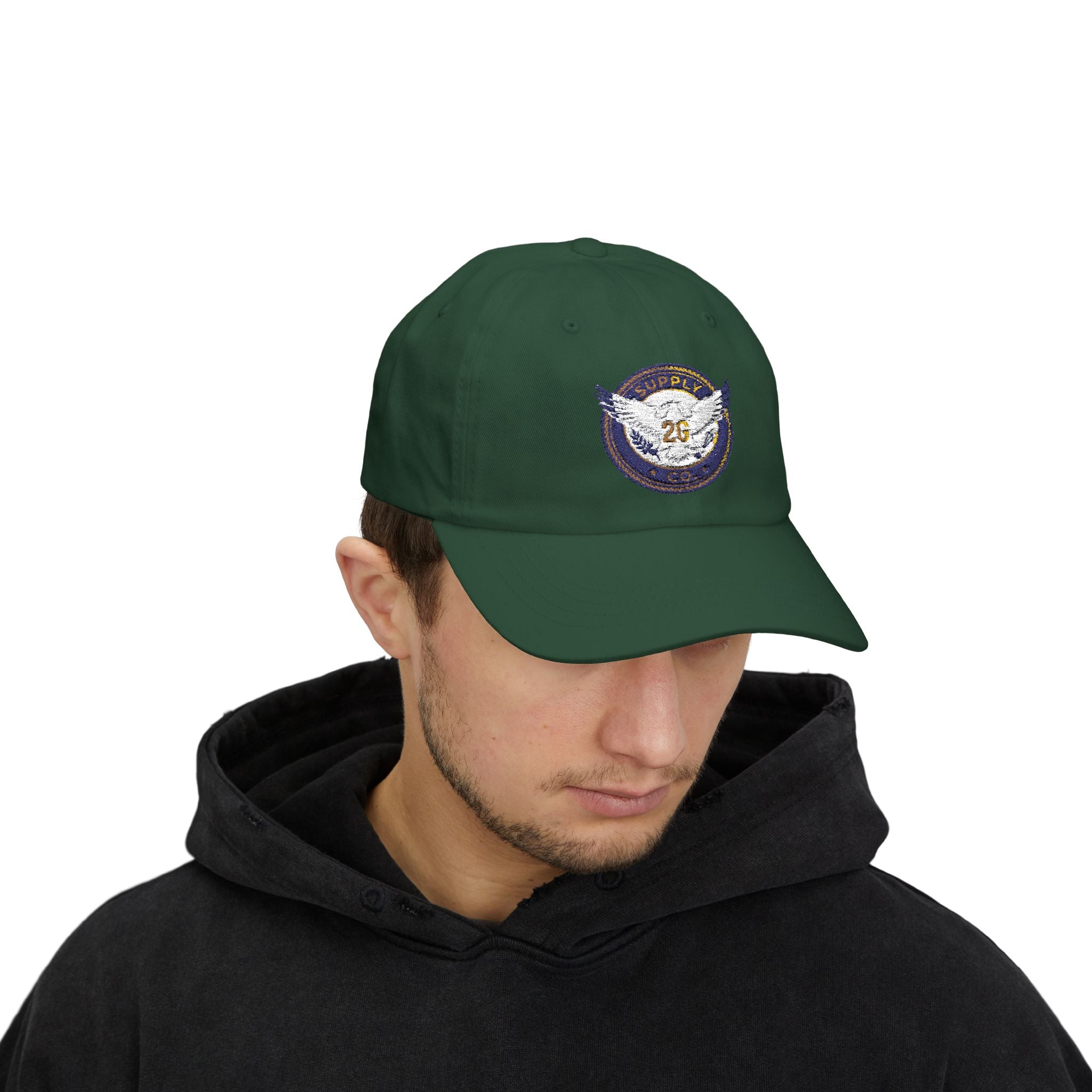 2G Supply Co. Heritage Dad Cap | Premium Embroidered Eagle Hat | Adjustable Cotton Baseball Cap | Outdoor Inspired Everyday Style
