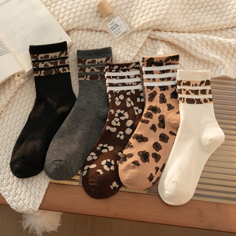Retro Striped Ankle Socks - Premium Cotton Multi-Pack