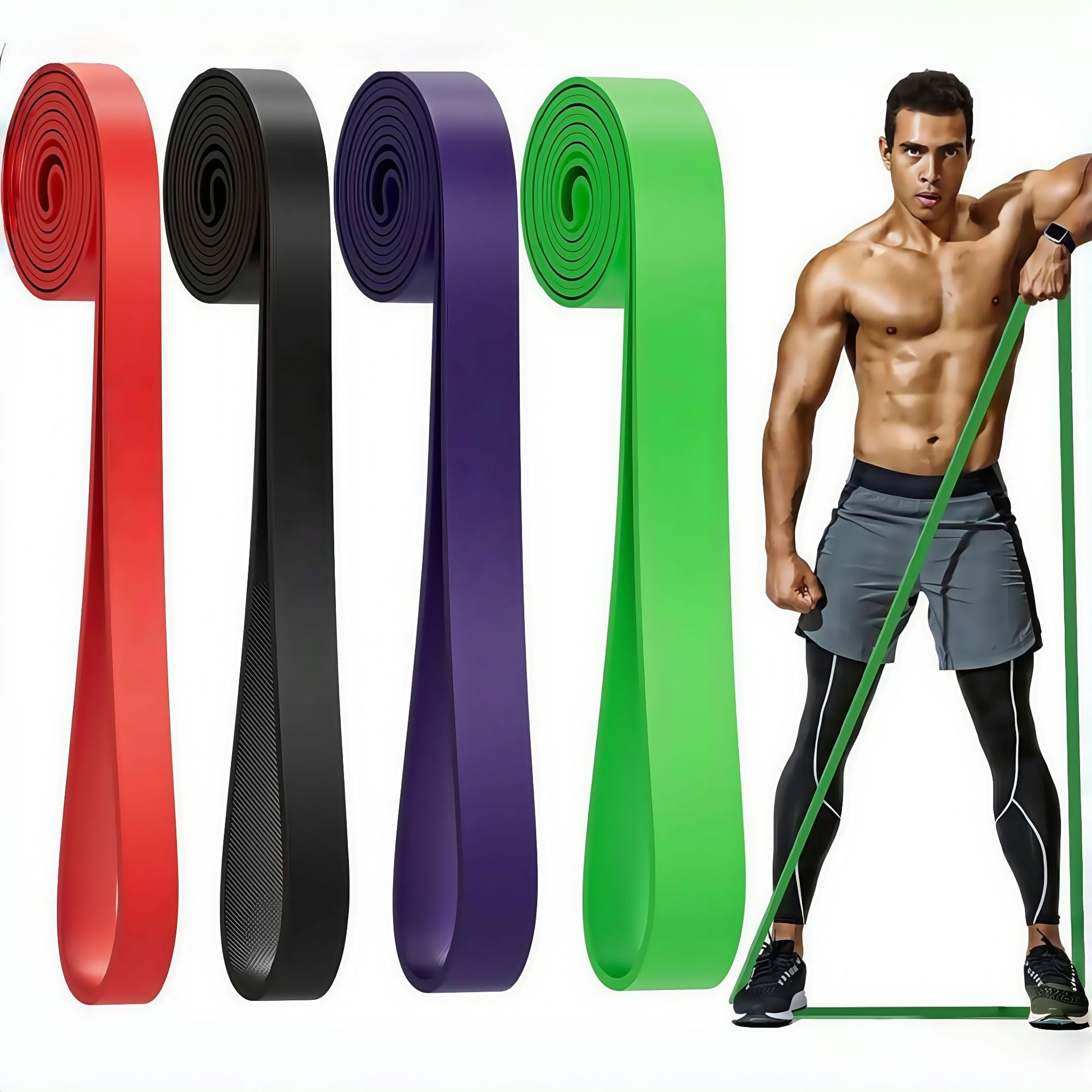 Premium Pull-Up Resistance Band – Heavy Duty Elastic Workout Belt for Home & Gym