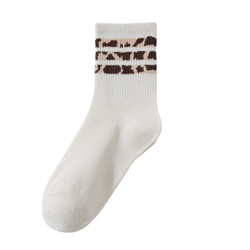Retro Striped Ankle Socks - Premium Cotton Multi-Pack