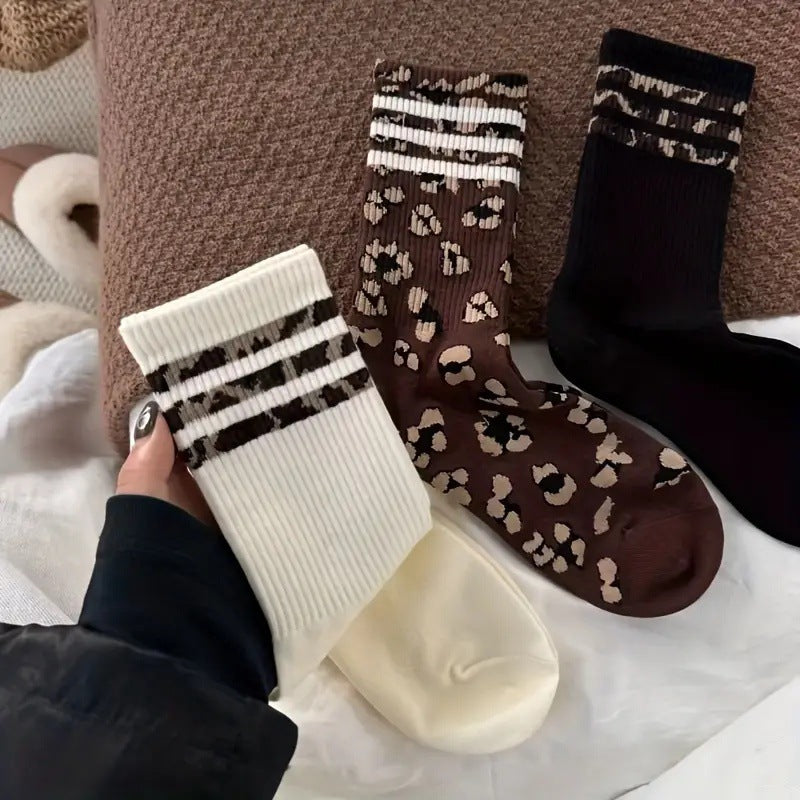 Retro Striped Ankle Socks - Premium Cotton Multi-Pack