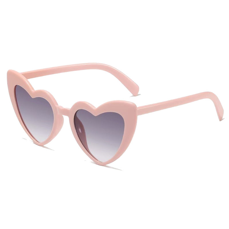 Heart-Shaped Sunglasses - Trendy Retro Fashion Eyewear
