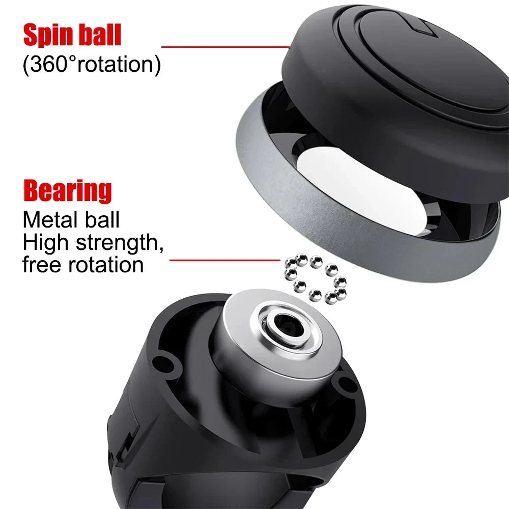 Universal Car Steering Wheel Spinner Knob – Heavy Duty Power Handle Booster Ball for Easy Turning & Labor Saving