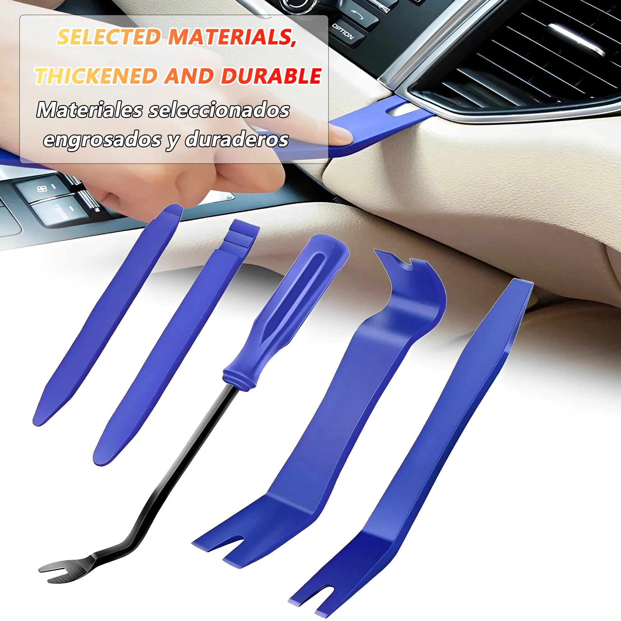Premium Car Trim & Panel Removal Tool Kit (5 Pieces)