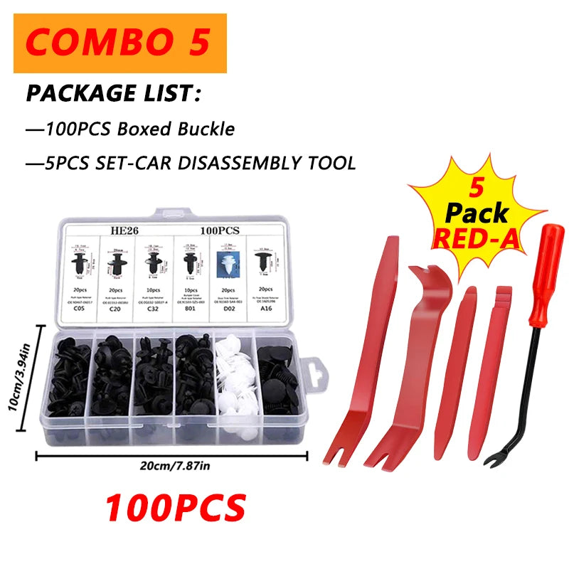 Premium Car Trim & Panel Removal Tool Kit (5 Pieces)