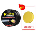 Premium Car Plastic Restorer & Leather Renovator – Back-to-Black Gloss Coating & Auto Polish Repair Kit