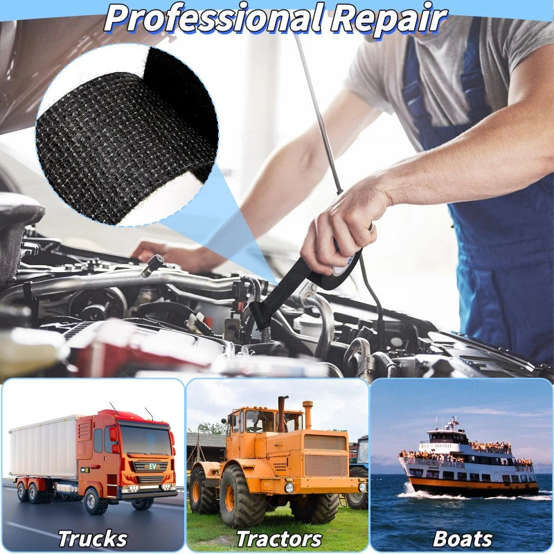 High-Temperature Automotive Wire Harness Cloth Tape – Heatproof Fabric Adhesive Loom for Engine Electrical Insulation