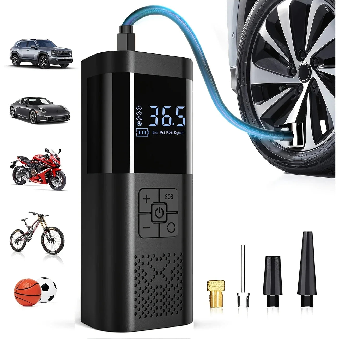 Premium Portable Digital Tire Inflator