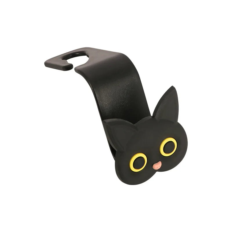 3D Cartoon Cat Car Hook (2-Pack)