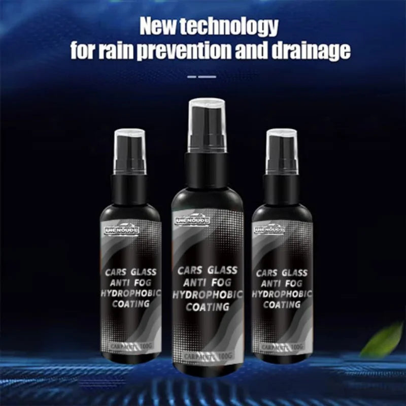 Car Waterproof Rain Repellent Spray – Hydrophobic Glass Coating & Anti-Rain Fluid for Car Windshields and Mirrors