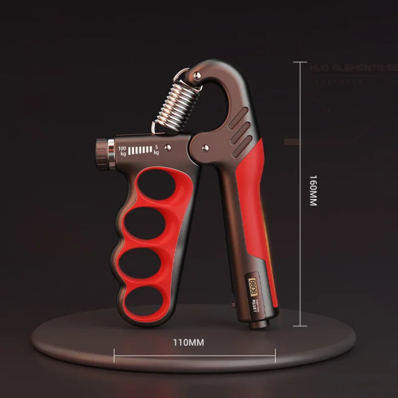 5-100KG Adjustable Electronic Counting Hand Gripper – Heavy Duty Wrist & Muscle Strengthener for Gym & Rehabilitation