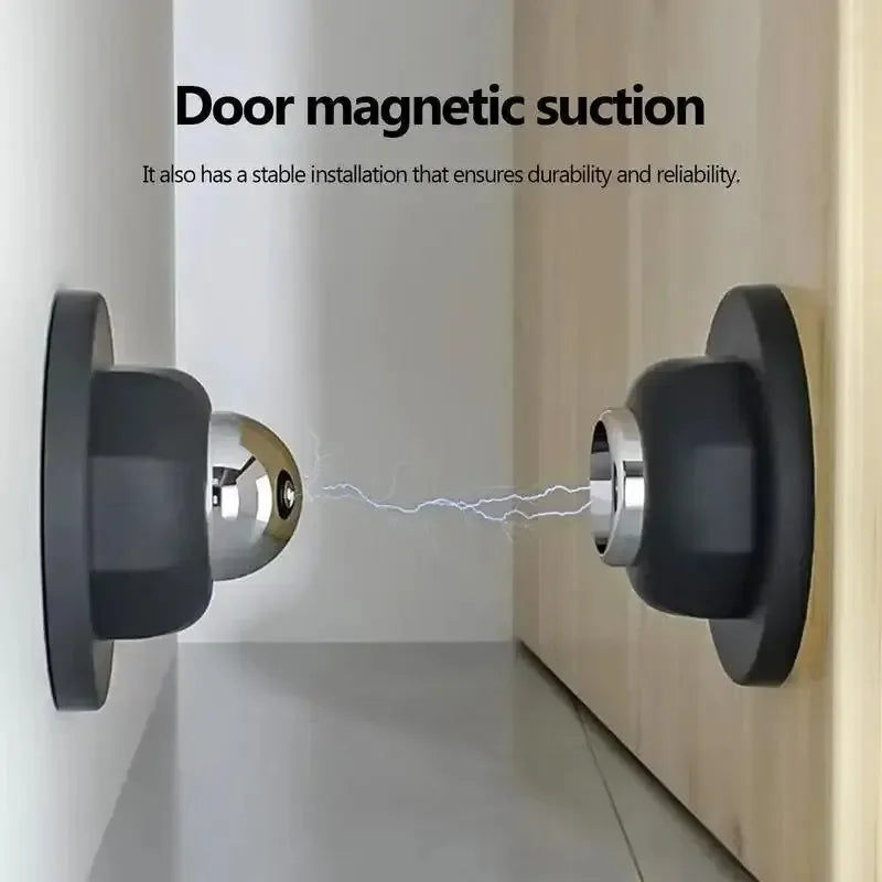 Silicone Magnetic Door Stopper – Heavy Duty Anti-Collision & Silent Door Catch for Home and Hotel 🚪🔇
