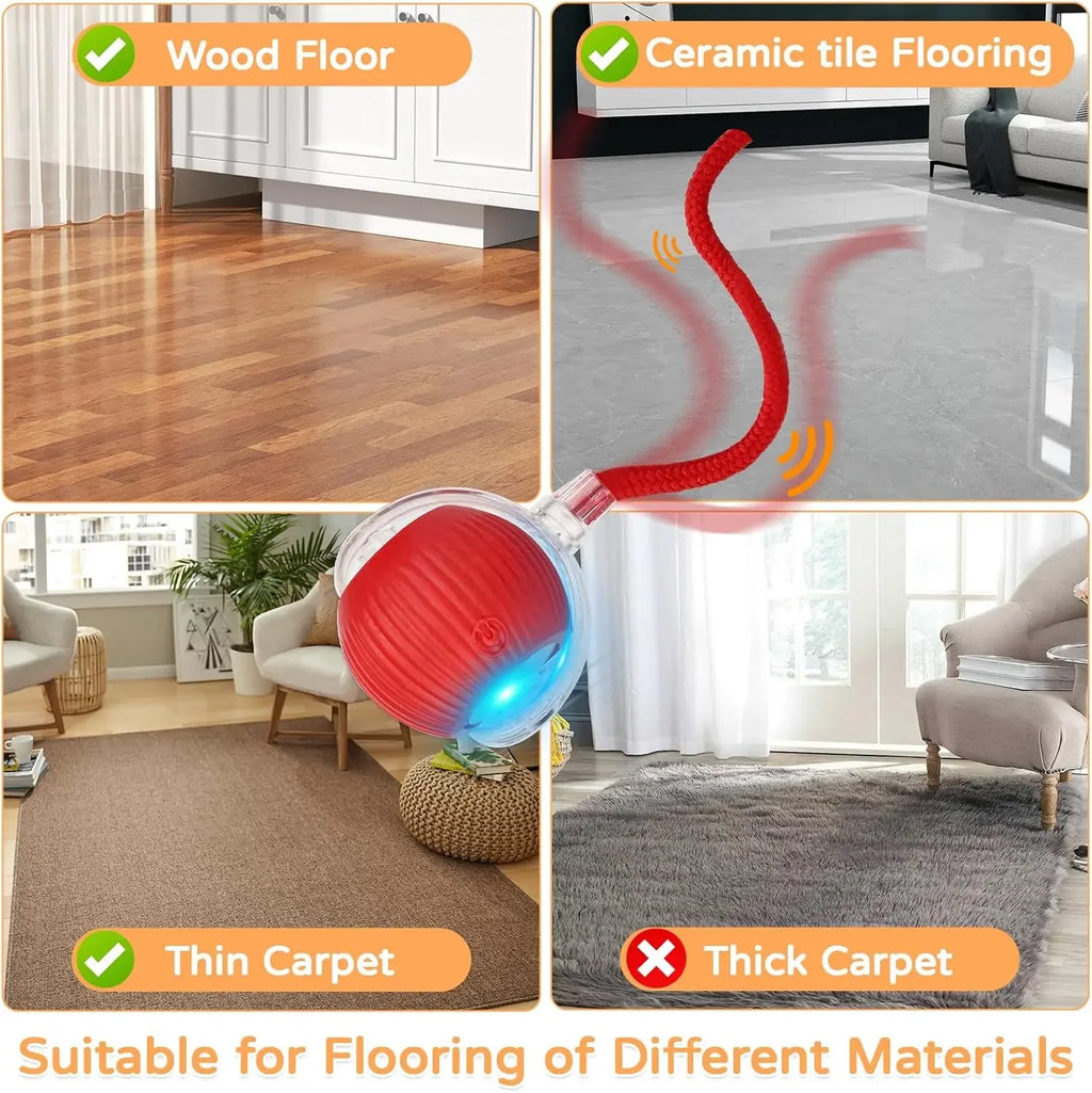 Cheerble Moving Cat Toy Ball