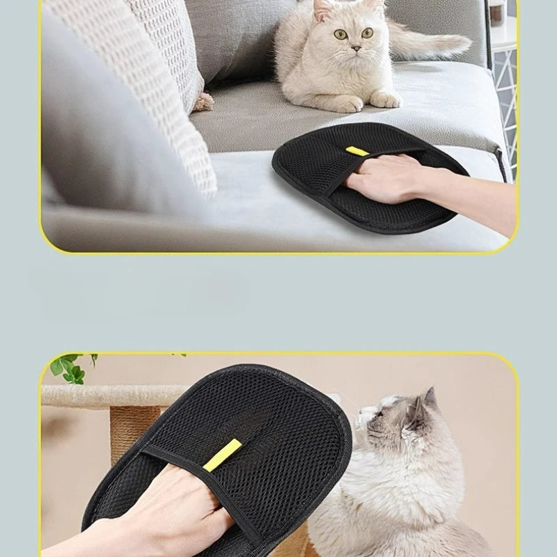 Pet Grooming & Hair Remover Glove – Efficient Deshedding & Cleaning Tool