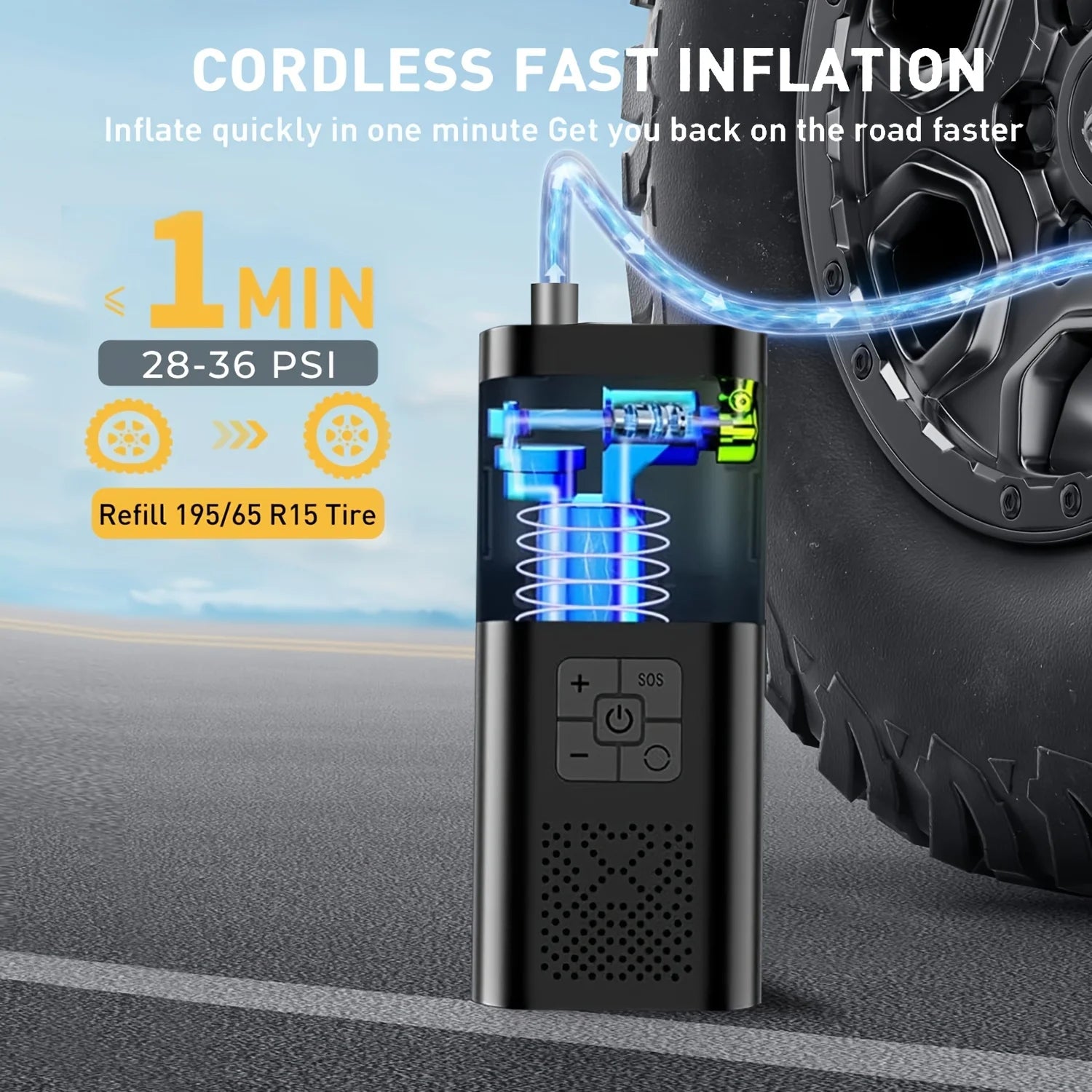Premium Portable Digital Tire Inflator