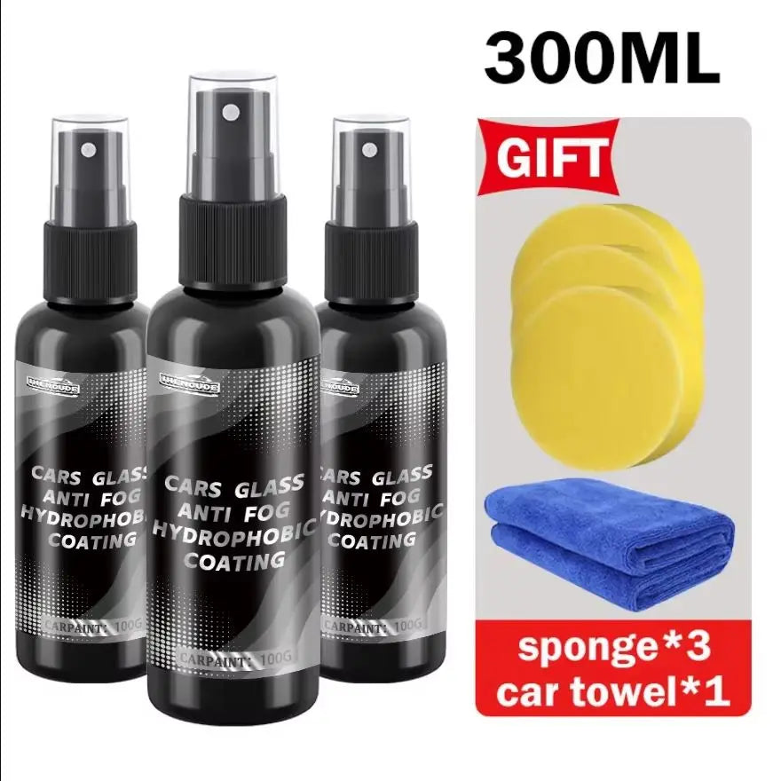 Car Waterproof Rain Repellent Spray – Hydrophobic Glass Coating & Anti-Rain Fluid for Car Windshields and Mirrors