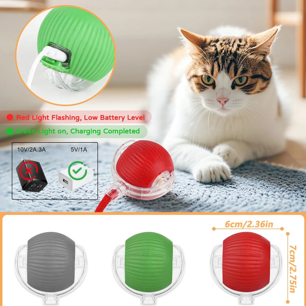 Cheerble Moving Cat Toy Ball