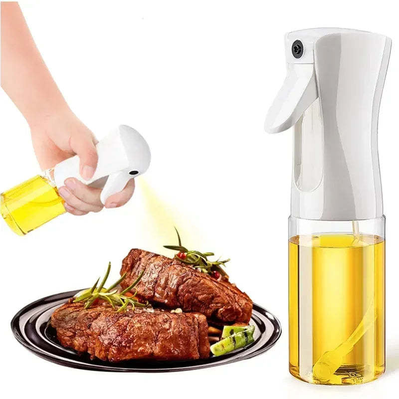 Dual-Use Oil Spray & Brush Bottle – Multifunctional 200/300/500ml Nebulizing Mist Dispenser for Kitchen, Cooking & BBQ